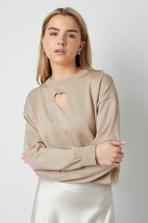 Pullover „Forever in my heart“ - braun h5 Bild3